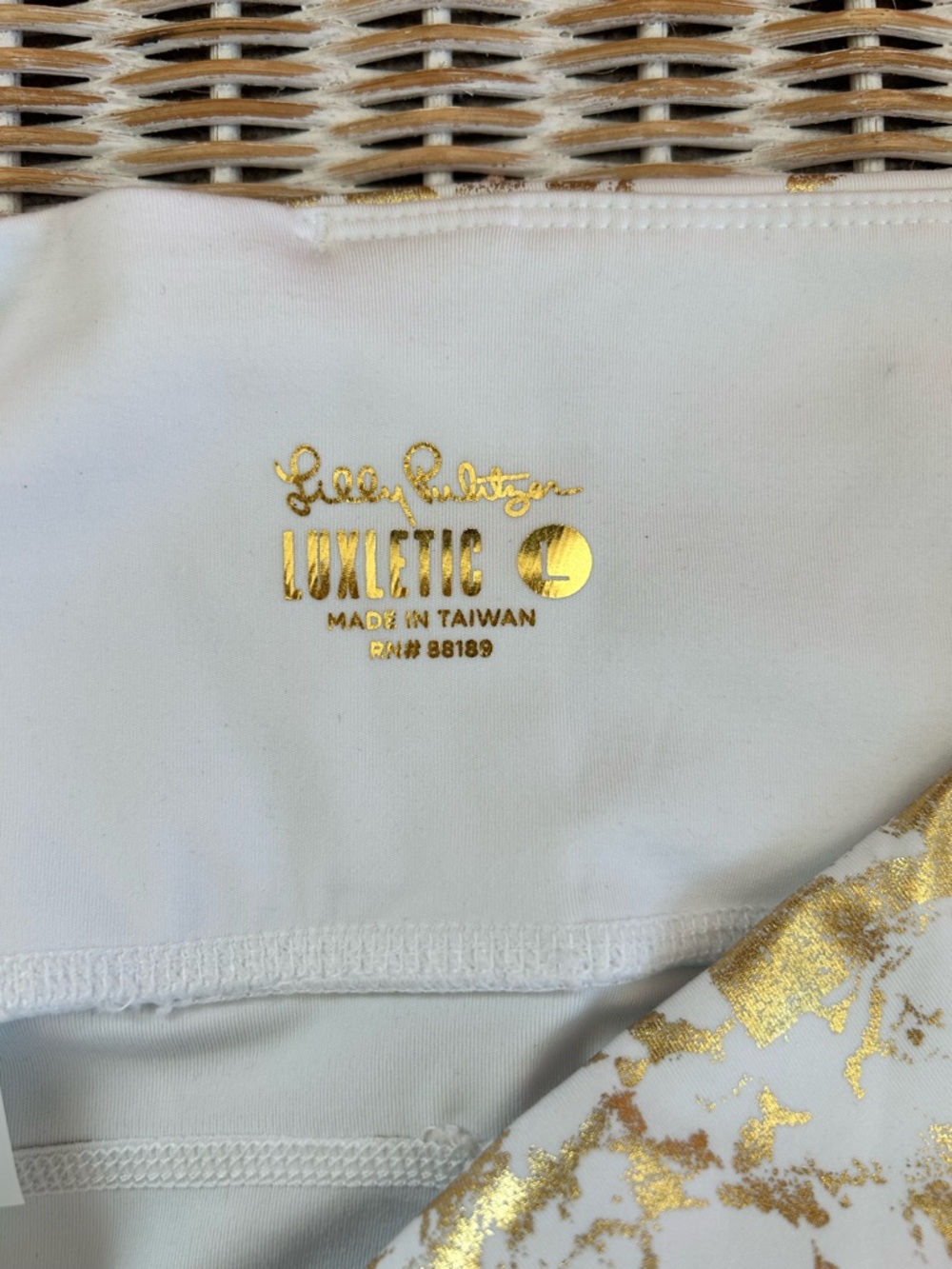 Lilly Pulitzer Luxletic Weekender High-Rise Midi Leggings size large #90 - Picture 9 of 11
